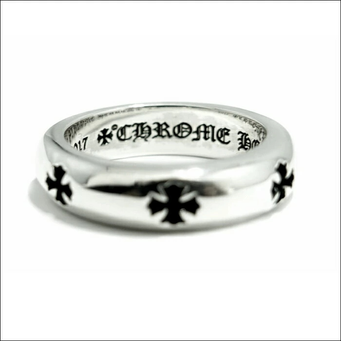 【CHROME HEARTS/クロムハーツ】NEGATIVE CH PLUS RING/ネガティブ シーエイチ プラス リング シルバー925 シンプル ペアリング