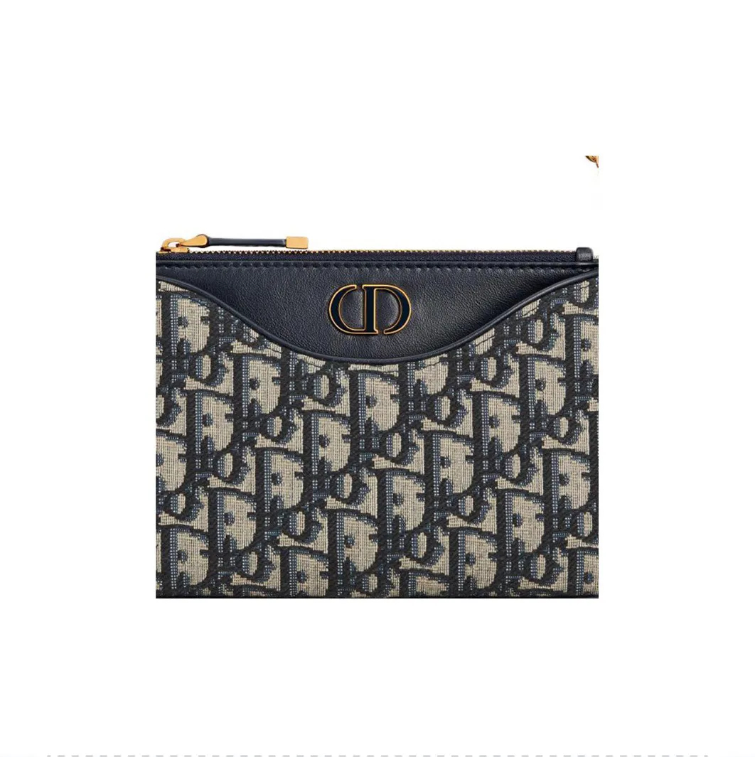 DIOR 30 MontaigneAvenue CDロゴHoboパッケージ ワンショルダー斜め掛けバッグブルー