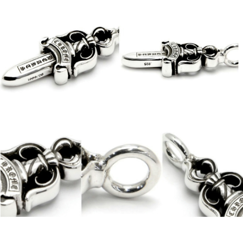 クロムハーツ ネイルリング CHプラス フラット  ネックレス