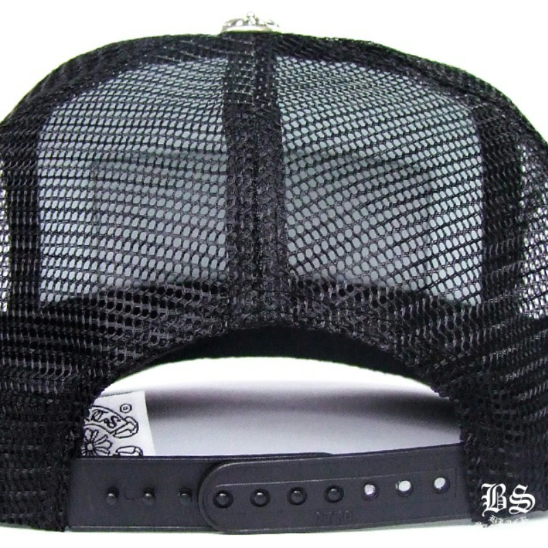 Chrome Heartsクロムハーツ トラッカーキャップ FUCK ブラック ホワイト