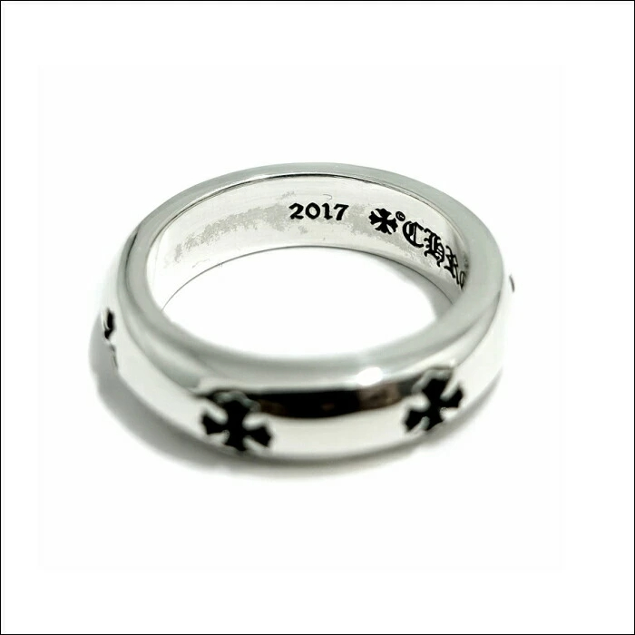 【CHROME HEARTS/クロムハーツ】NEGATIVE CH PLUS RING/ネガティブ シーエイチ プラス リング シルバー925 シンプル ペアリング