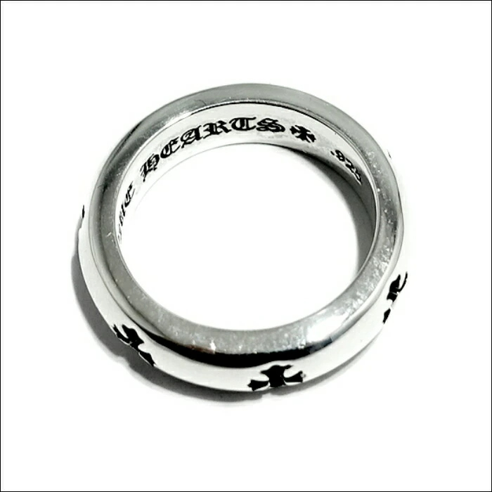 【CHROME HEARTS/クロムハーツ】NEGATIVE CH PLUS RING/ネガティブ シーエイチ プラス リング シルバー925 シンプル ペアリング
