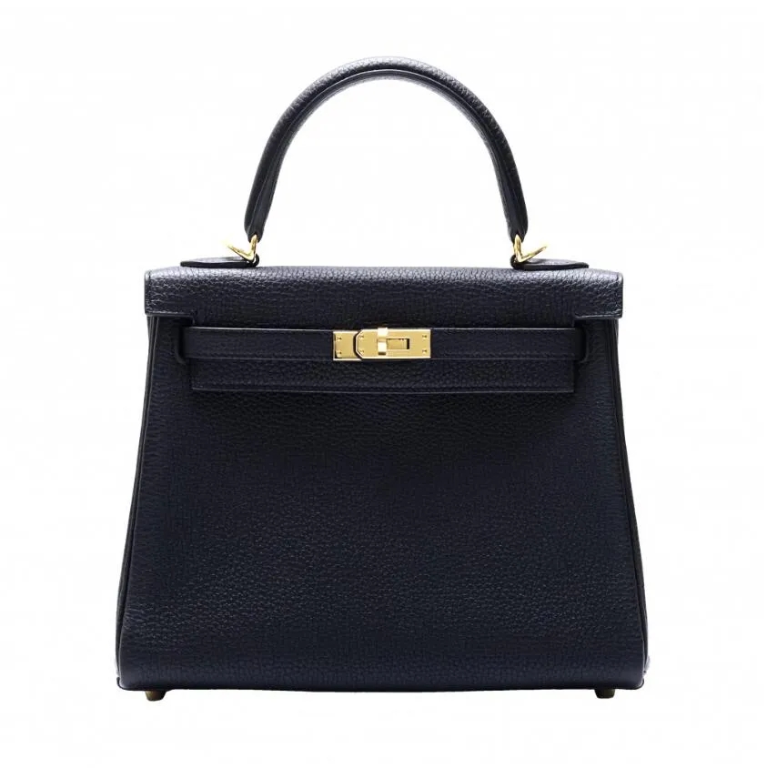 エルメス HERMES エルメス HERMES ケリー 25 トゴ エトゥープ シルバー金具 U刻印