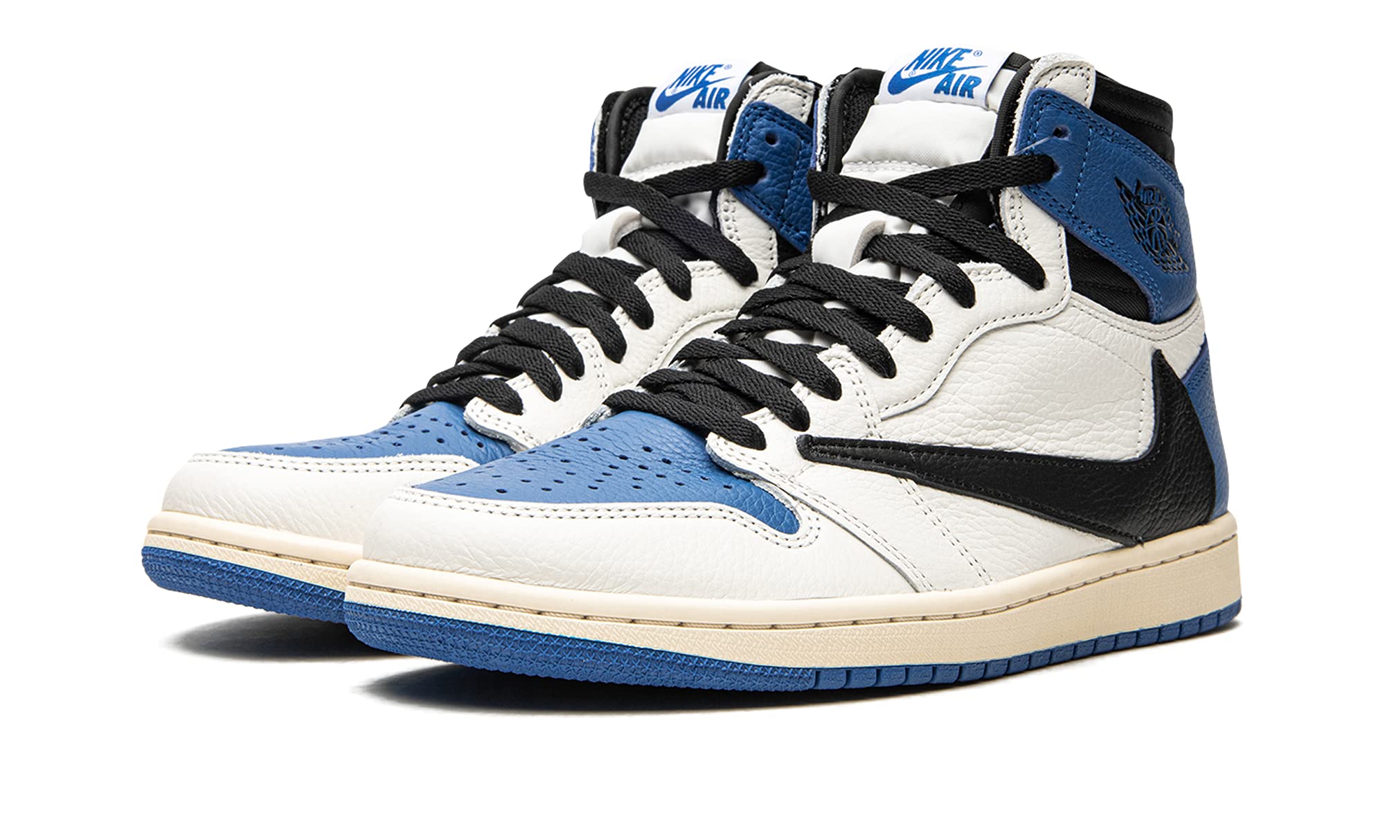 ordan トラヴィス・スコット × フラグメント × ナイキ エアジョーダン1 ハイ ""ミリタリーブルー"" Jordan 1 Retro High OG SP ""Fragment x Travis Scott"" Jordan トラヴィス・スコット × フラグメント × ナイキ エアジョーダン1 ハイ