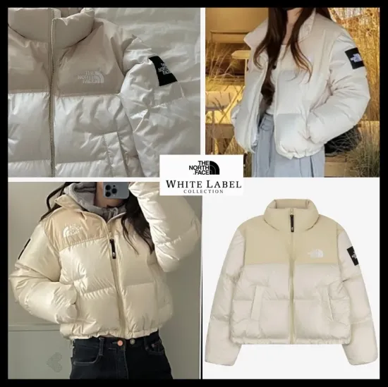[ノースフェイス]☆W'S NOVELTY NUPTSE ダウンジャケット☆CREAM