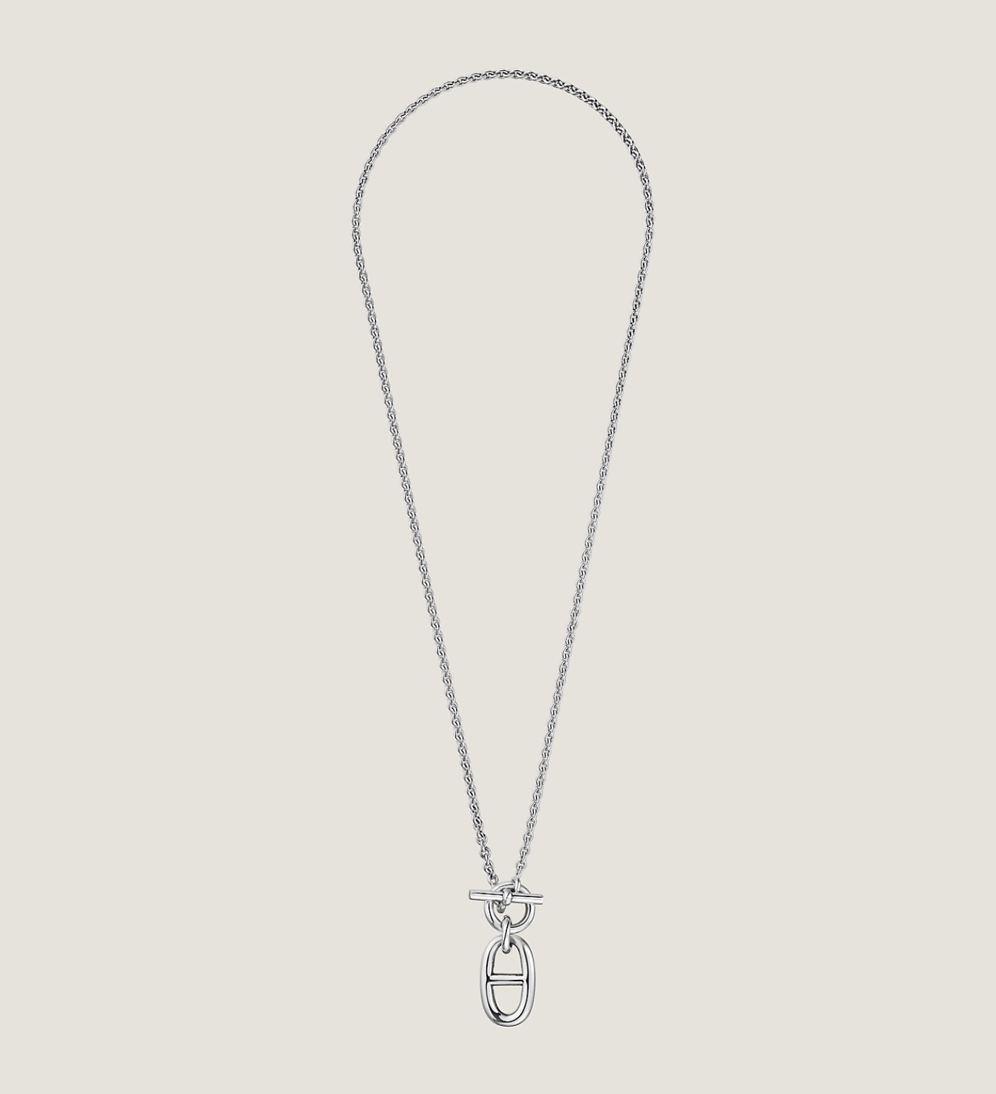 希少レア！★エルメス HERMES ネックレス シルバーシルバー★アミュレットシェーヌダンクル