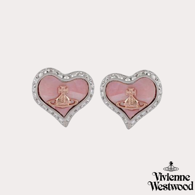 Vivienne Westwood（ヴィヴィアンウエストウッド）【新品】ヴィヴィアンウエストウッド オーブ ハート ジェルピアス ピンク