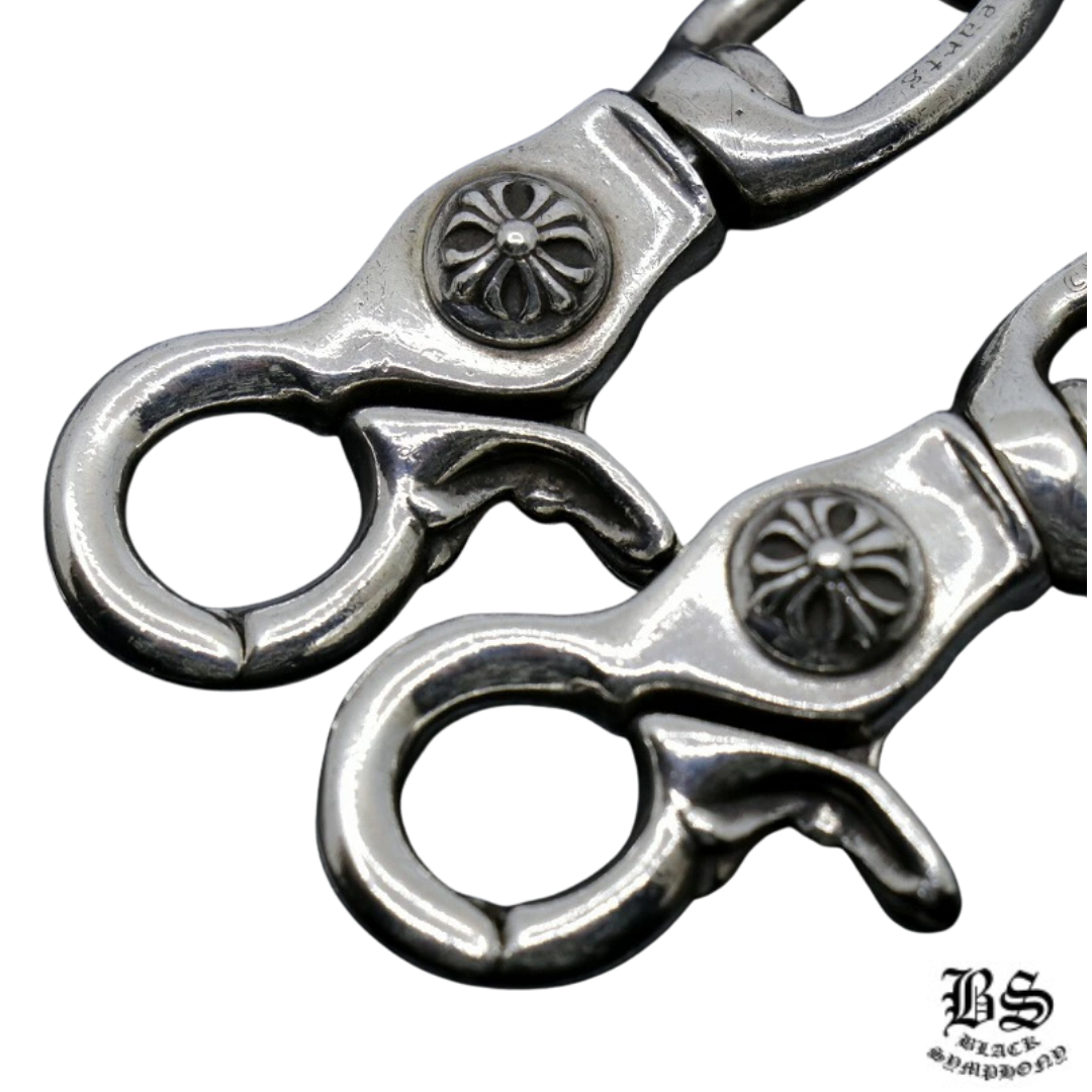 【CHROME HEARTS/クロムハーツ】【オールドモデル】【ロング】クラシック/ウォレットチェーン　2クリップ
