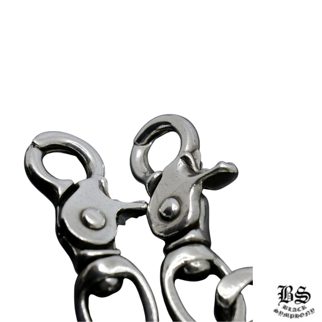 【CHROME HEARTS/クロムハーツ】【オールドモデル】【ロング】クラシック/ウォレットチェーン　2クリップ