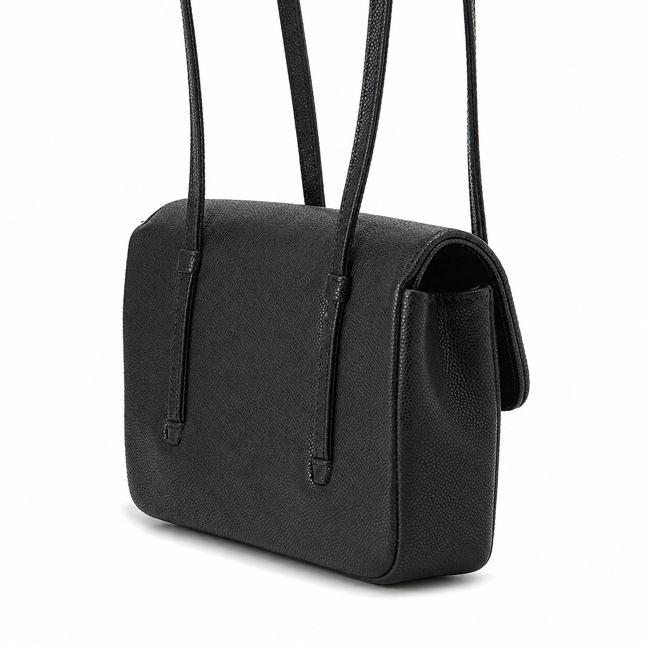 CHANEL シャネル Strap Clutch Bag Black ストラップ クラッチ バッグ ブラック 黒