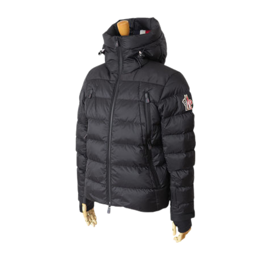 [Copy]MONTCLA モンクレール防水ナイロン  スタンド カラーロゴ フーディー フルジップ ダウン ジャケット