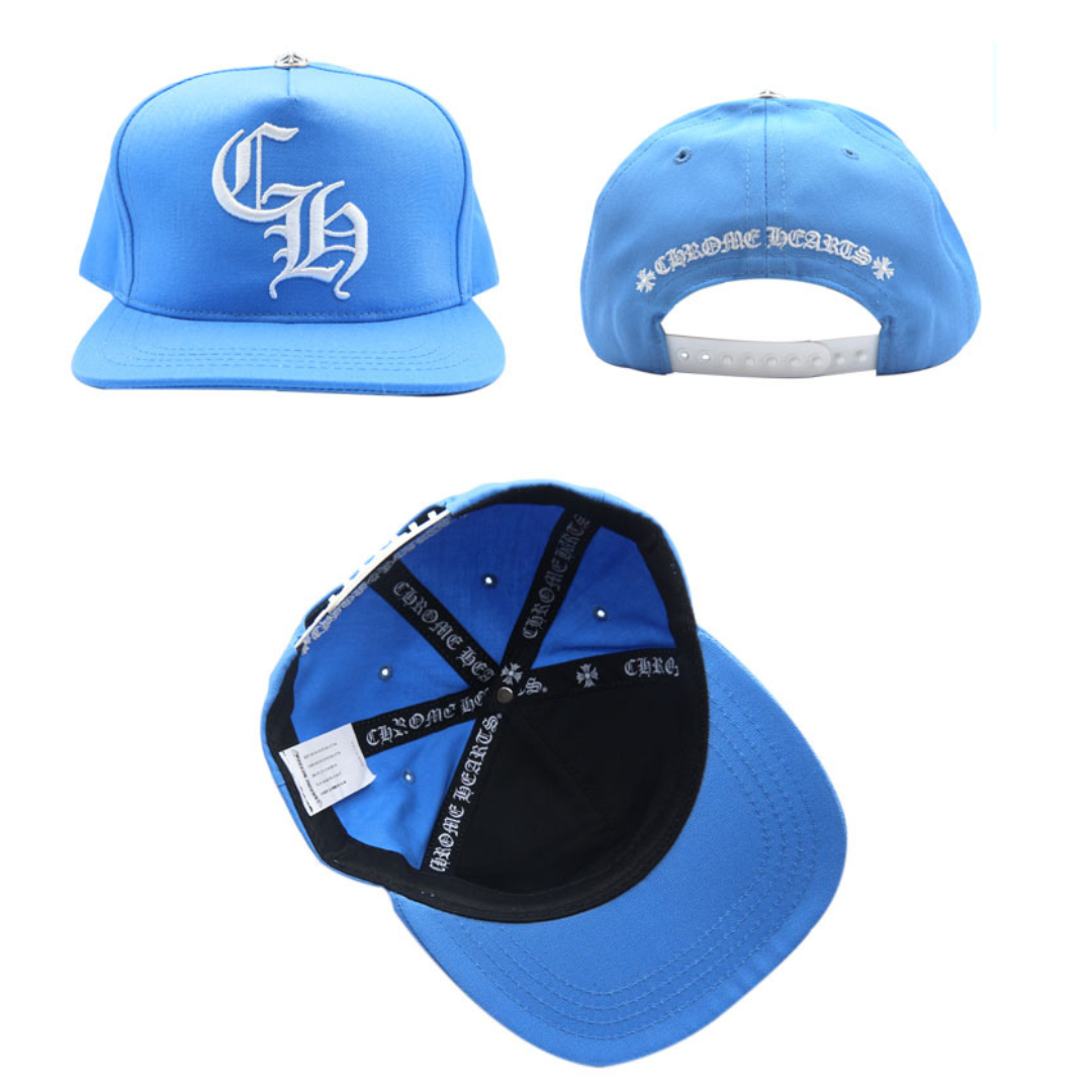 Chrome Hearts　クロムハーツ ベースボールキャップ 5パネル CH ライトブルー