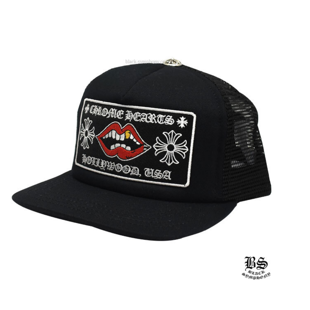 Chrome Hearts　クロムハーツ トラッカーキャップ チョンパー ブラック