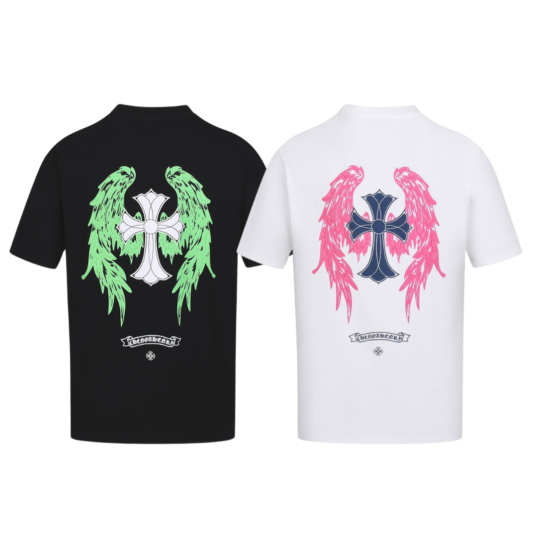 Chrome Hearts Tシャツ黒&白 H0140