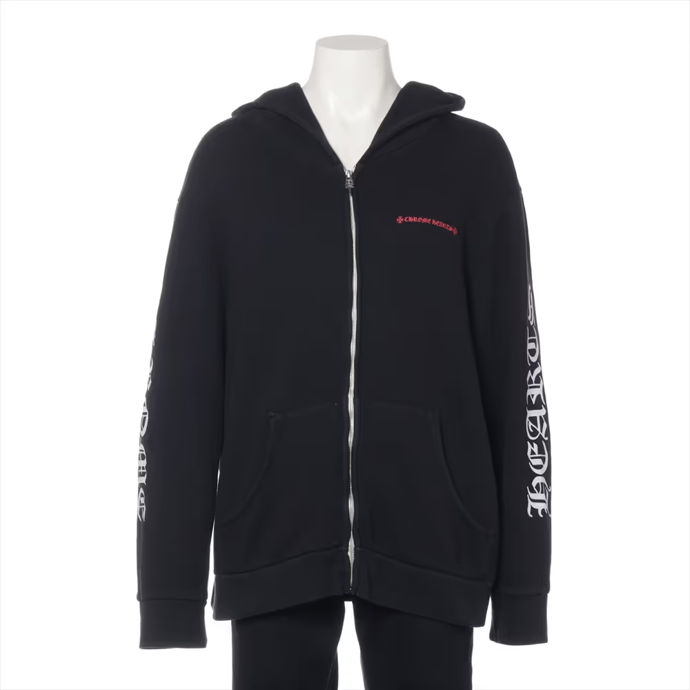 クロムハーツ マッティボーイ パーカー コットン ブラック PPO NUCLEAR KiDS