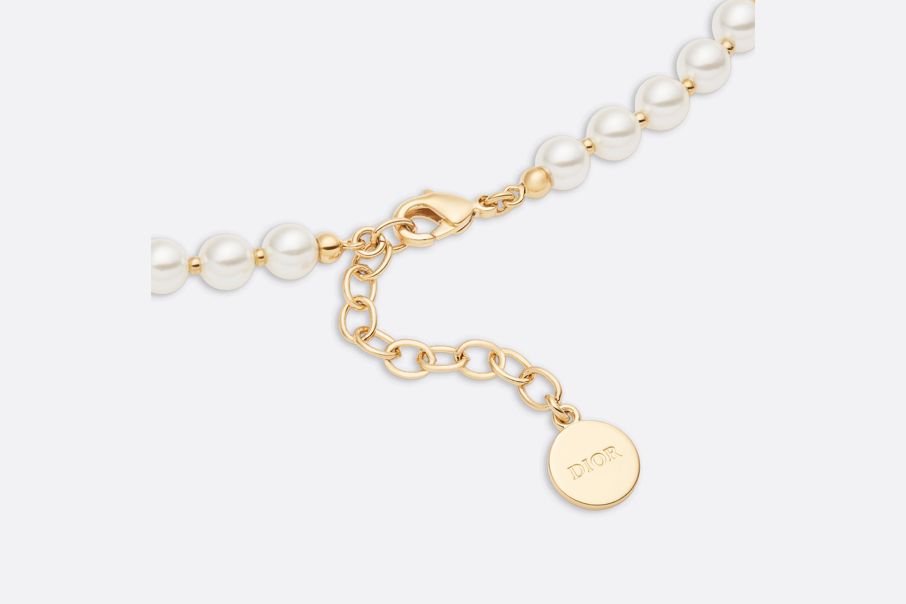 【国内発送/直営店】30 MONTAIGNE チョーカー メタル & レジンパール