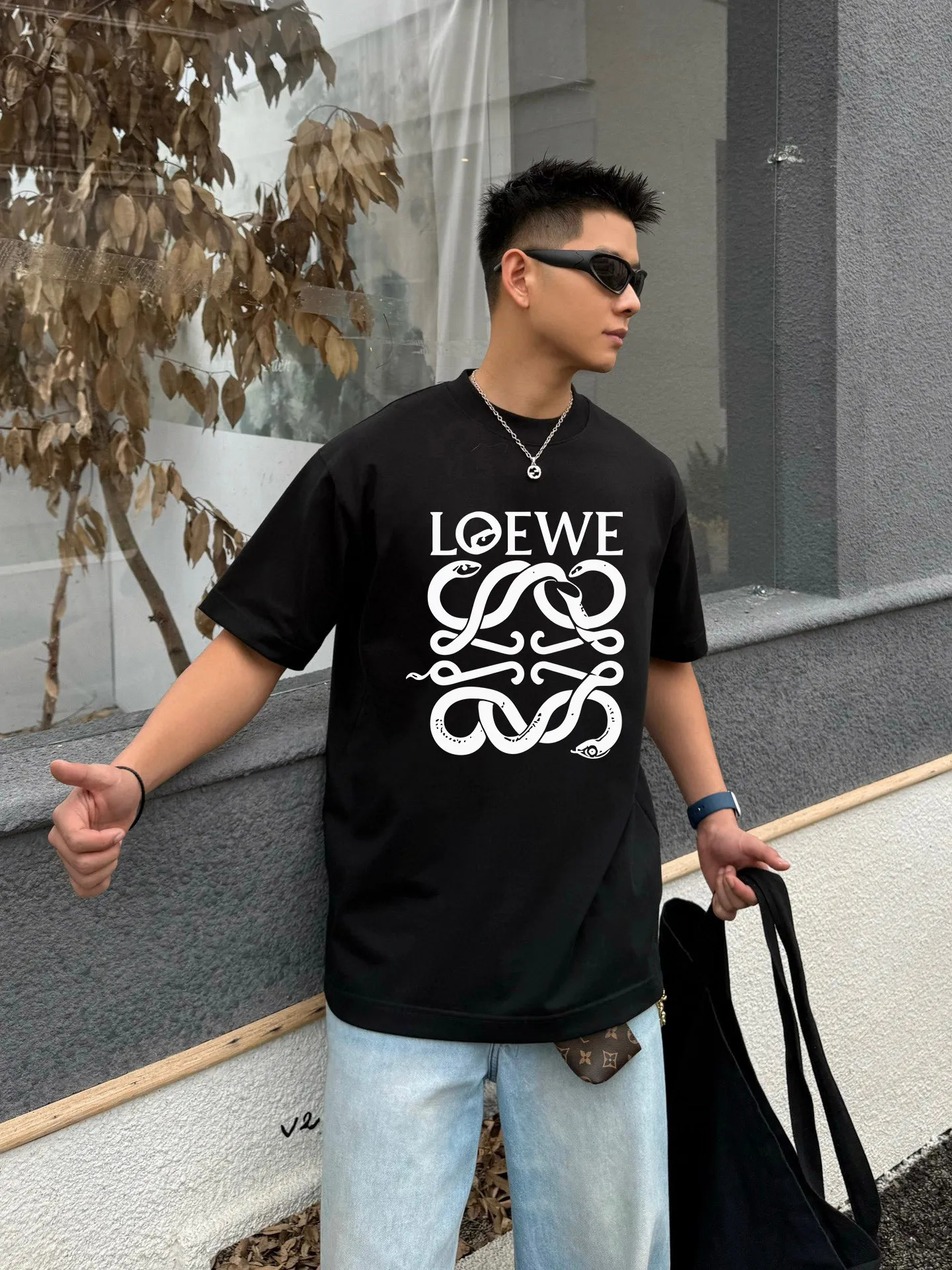 ロエベ LOEWE Tシャツ男女兼用 loewettshirts011