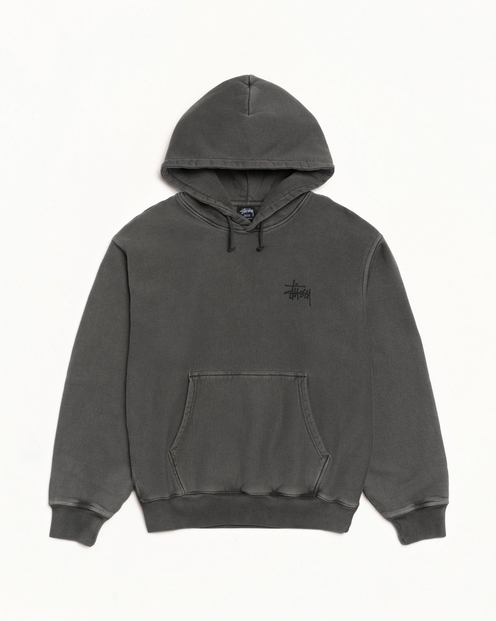 stussy ステューシーBASIC STÜSSY HOODIE PIGMENT DYED パーカー 010