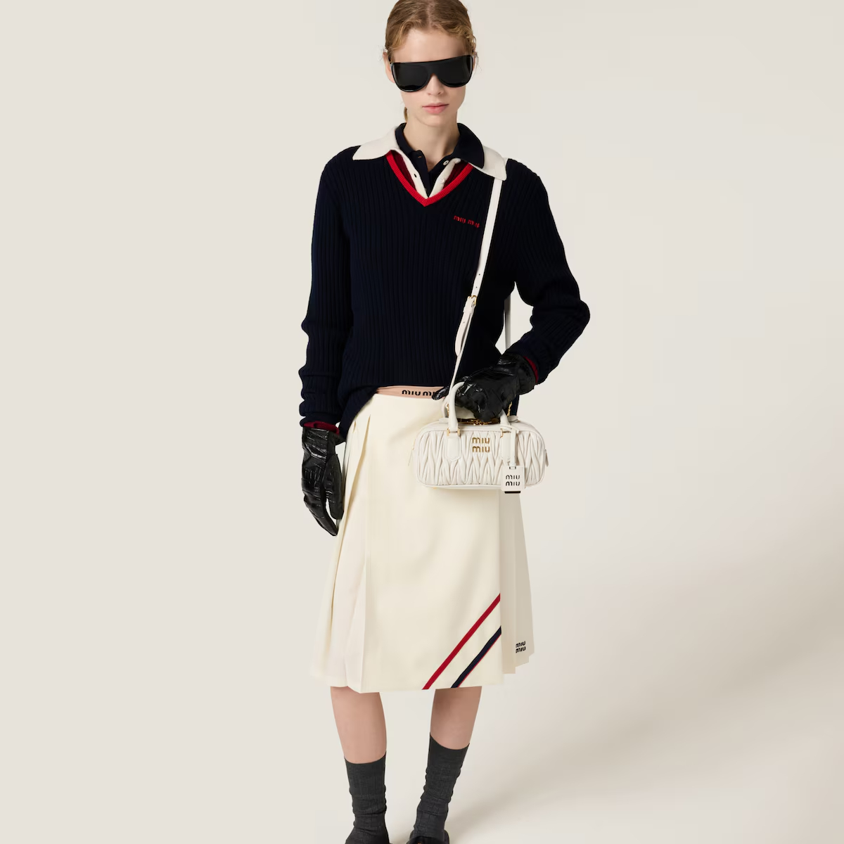 【MIU MIU】アルカディ マテラッセレザー バッグ  レギュラー レギュラー