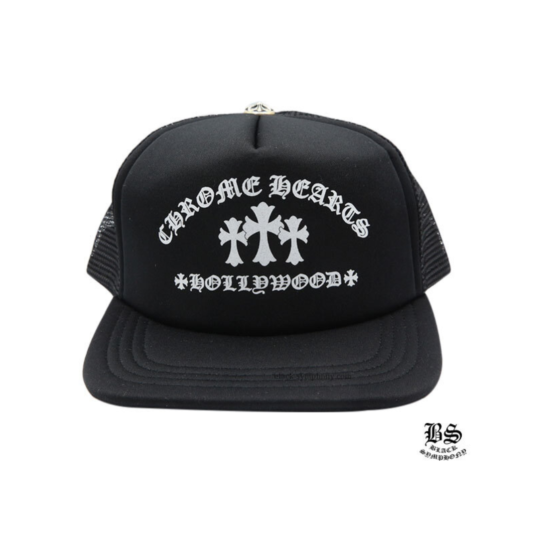 Chrome Hearts クロムハーツ トラッカーキャップ キング タコ ブラック