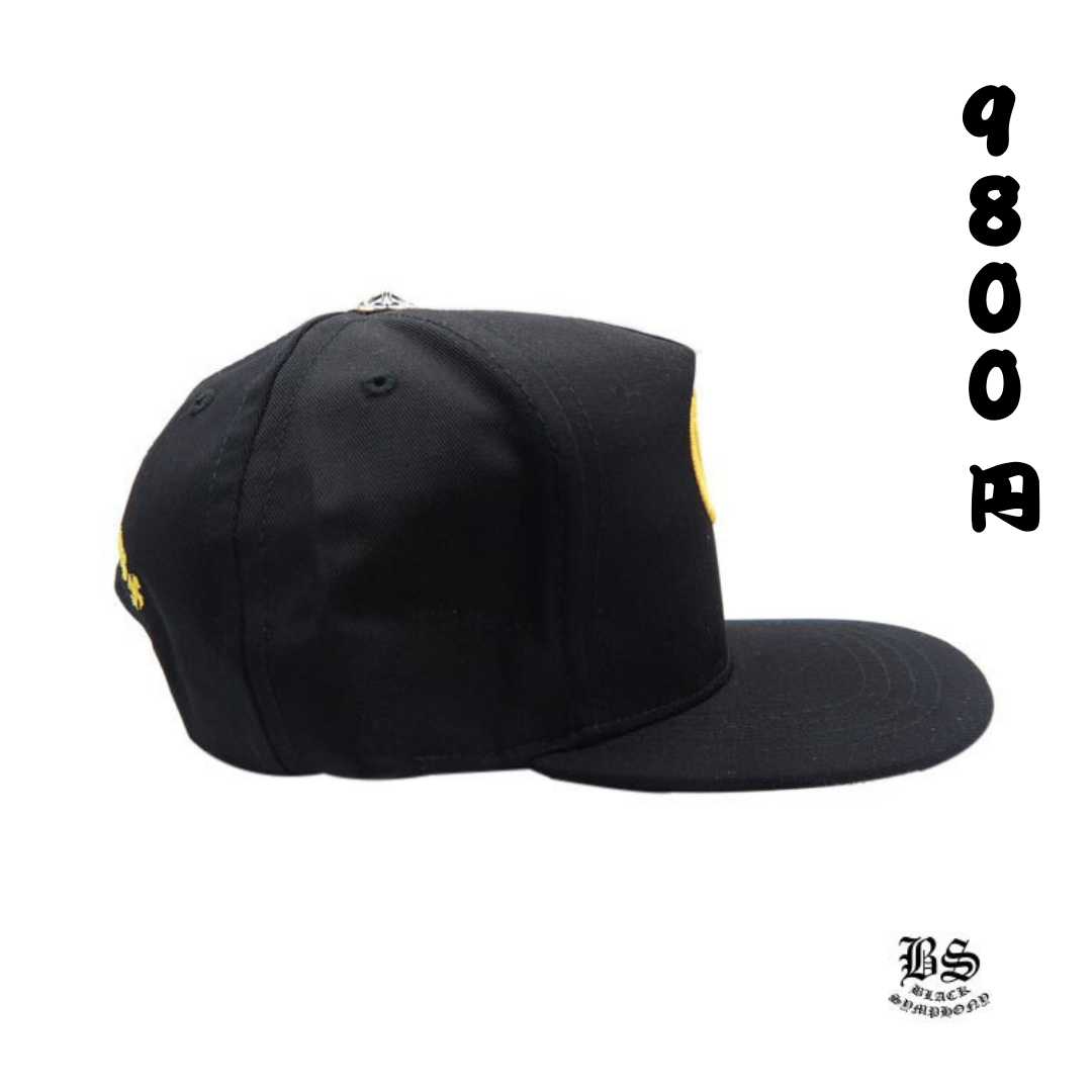 Chrome Hearts　クロムハーツ ベースボールキャップ 5パネル CH ブラック
