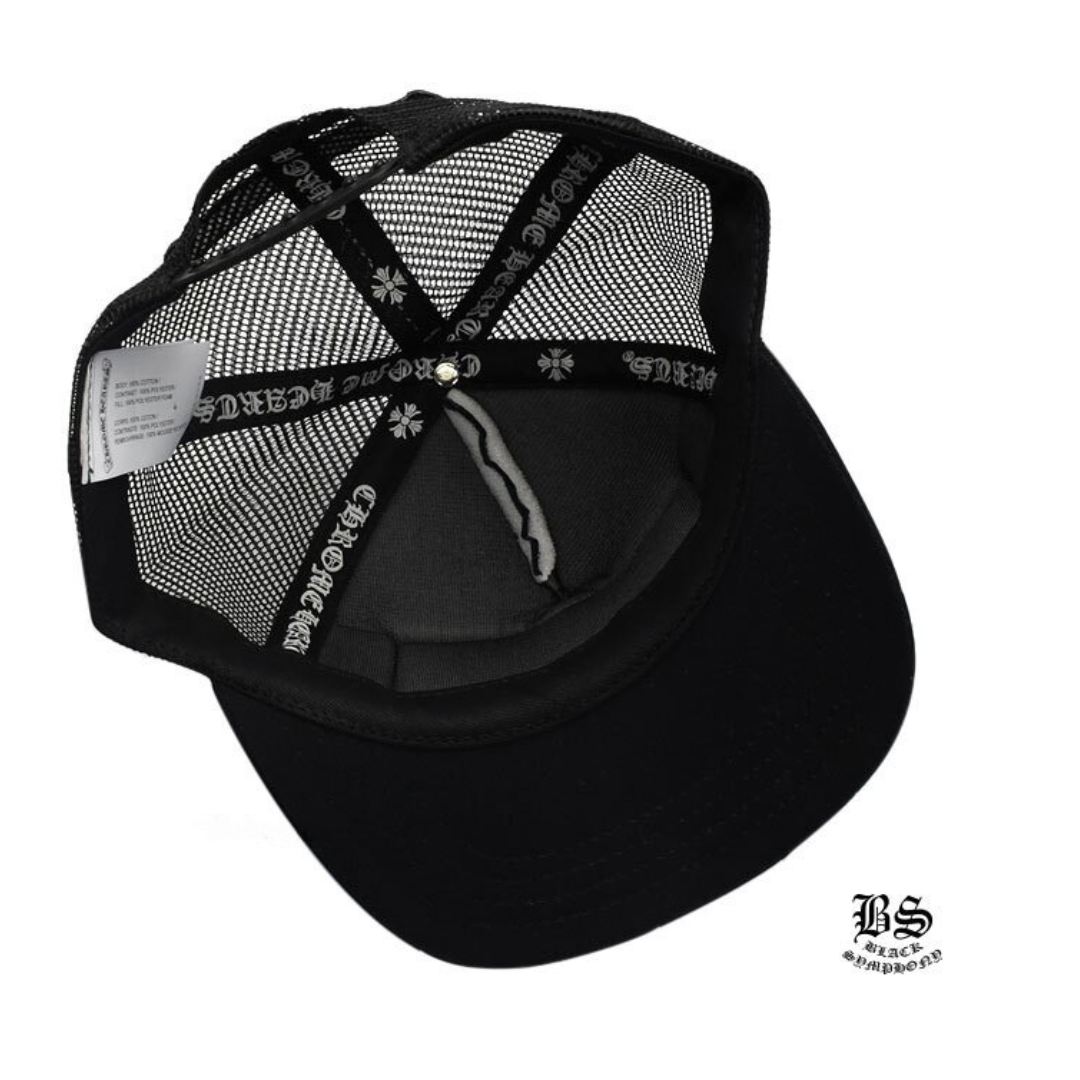 Chrome Hearts　クロムハーツ トラッカーキャップ チョンパー ブラック