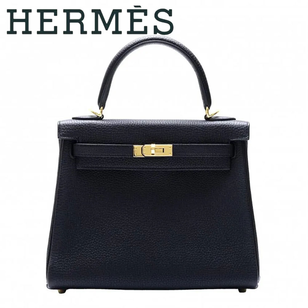エルメス HERMES エルメス HERMES ケリー 25 トゴ エトゥープ シルバー金具 U刻印
