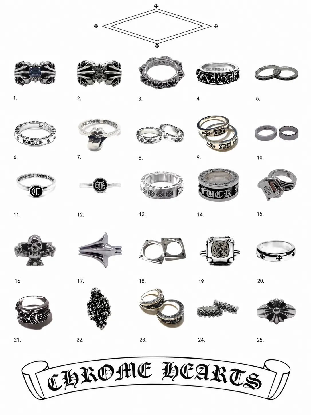 クロムハーツのシルバーリング特集｜大人の手元を引き締める名品アクセサリー