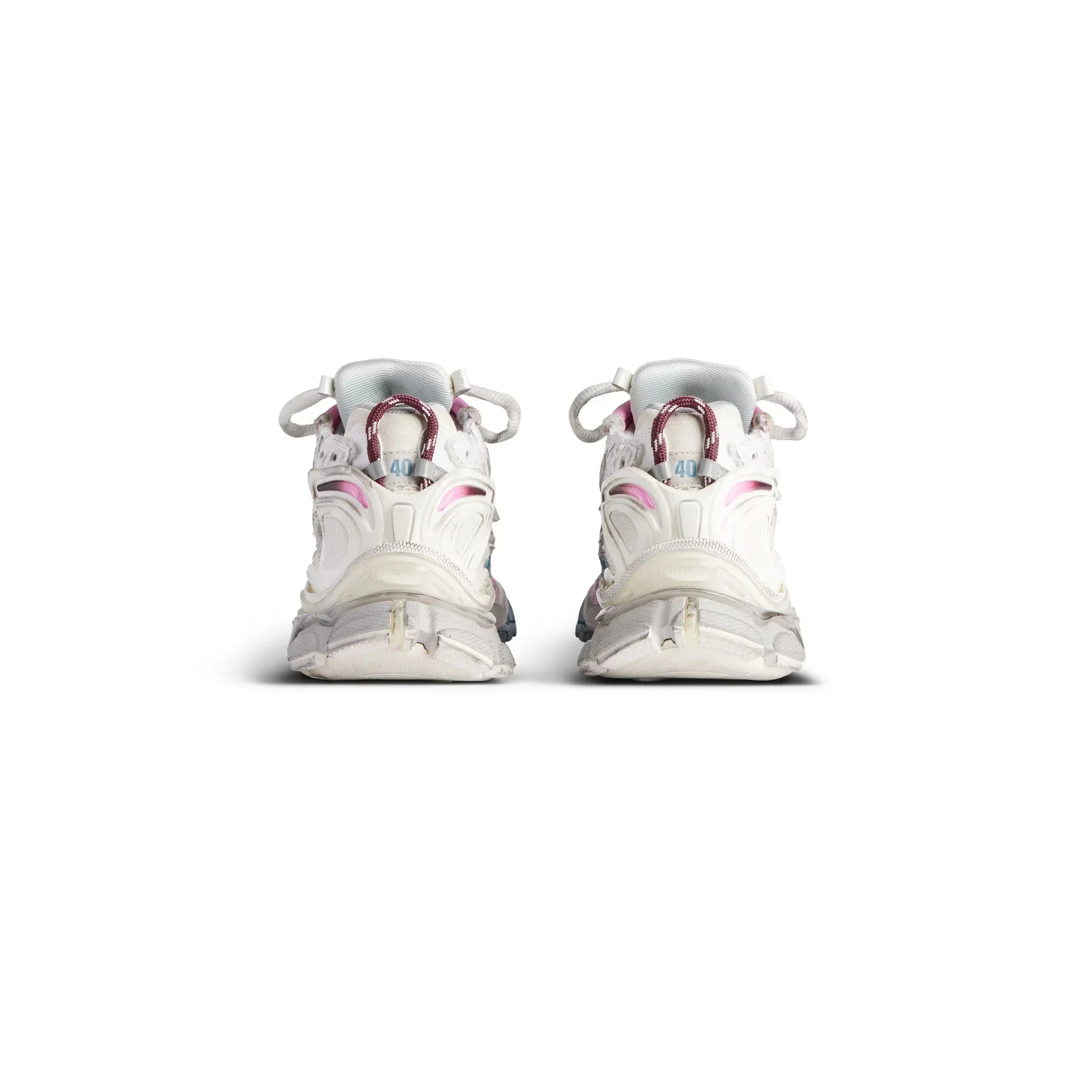 BALENCIAGA 【バレンシアガ】ホワイト/ブラウン/ブルー/ピンク/グレー の メンズ RUNNER GRADIENT スニーカー