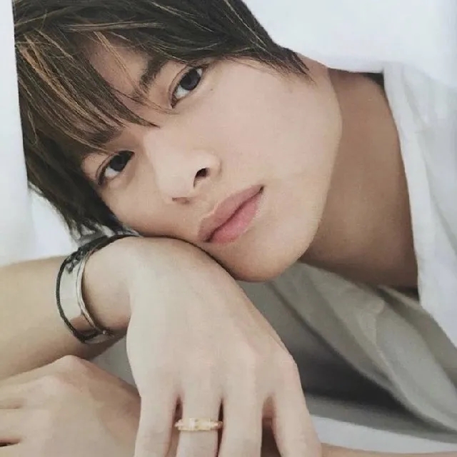 【国内発送/直営店】クロムハーツ 平野紫耀が愛用！●先着順！ ベビークラシック フローラル クロス ダイヤモンド リング #17 22K イエローゴールド 指輪