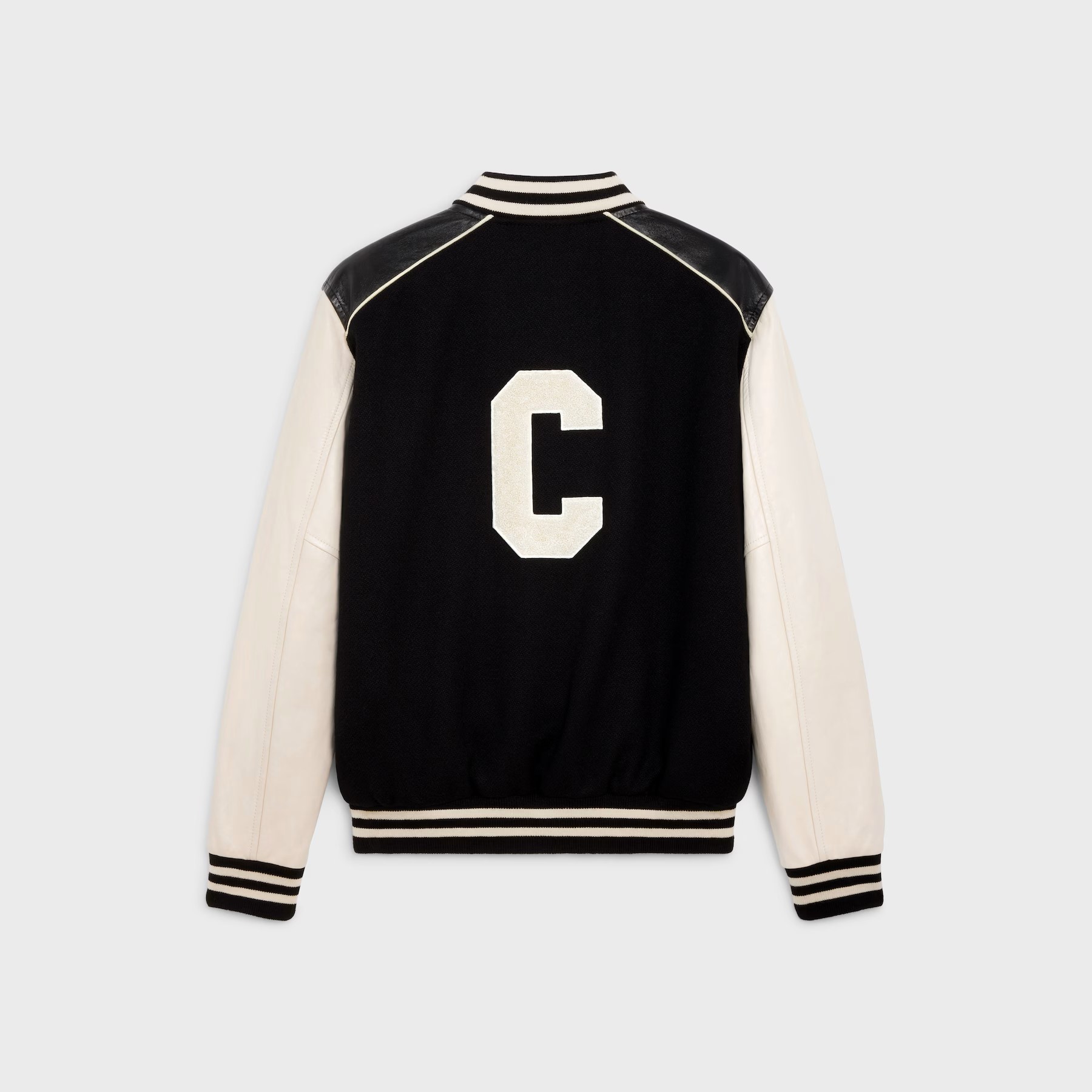 クラシック テディジャケット / テクスチャード加工ウール