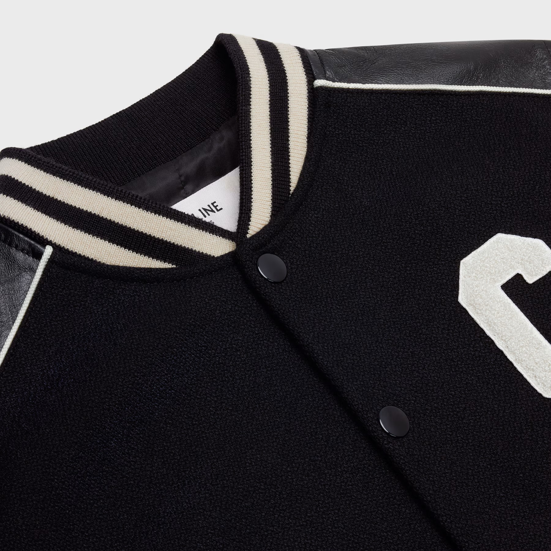 クラシック テディジャケット / テクスチャード加工ウール