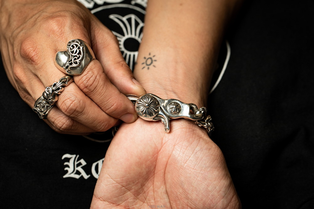 Chrome Heartsクロムハーツ ファンシーチェーン クリップ ブレスレット