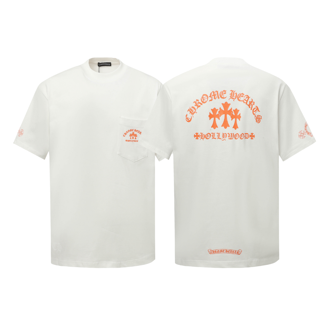 Chrome Heart クロムハーツ Tシャツ 黒  綿100%  zH0124