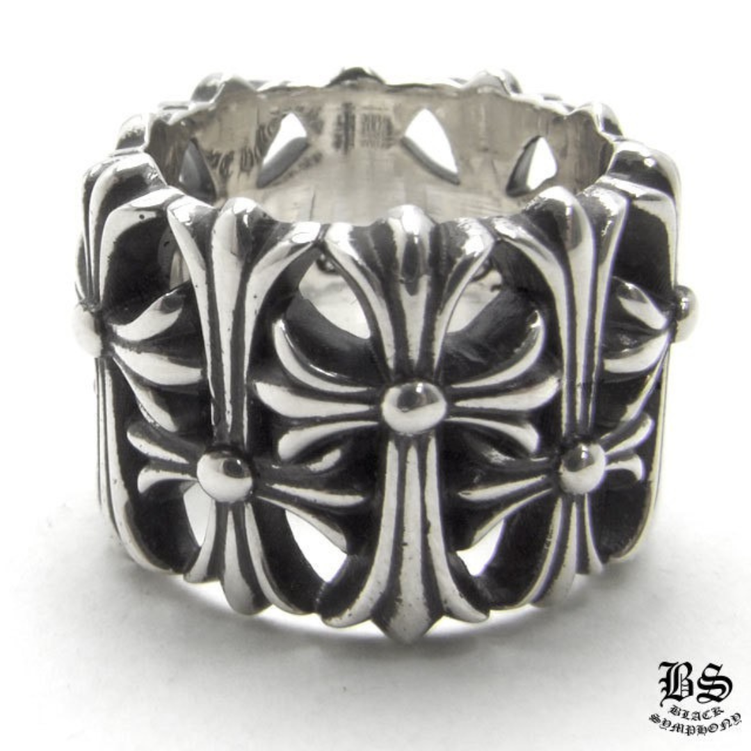 [Copy]【CHROME HEARTS/クロムハーツ】クロムハーツ ナローVバンドリング BSフレア