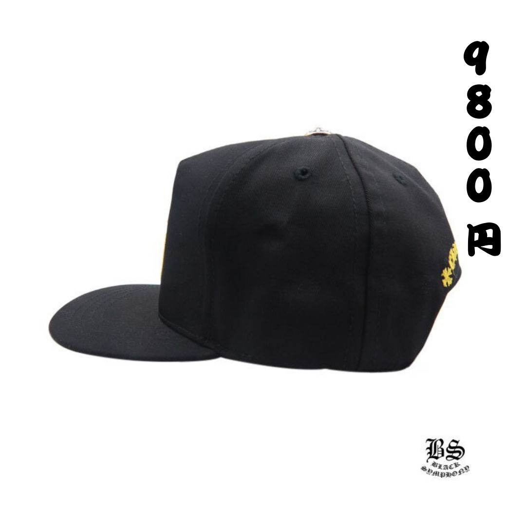 Chrome Hearts　クロムハーツ ベースボールキャップ 5パネル CH ブラック