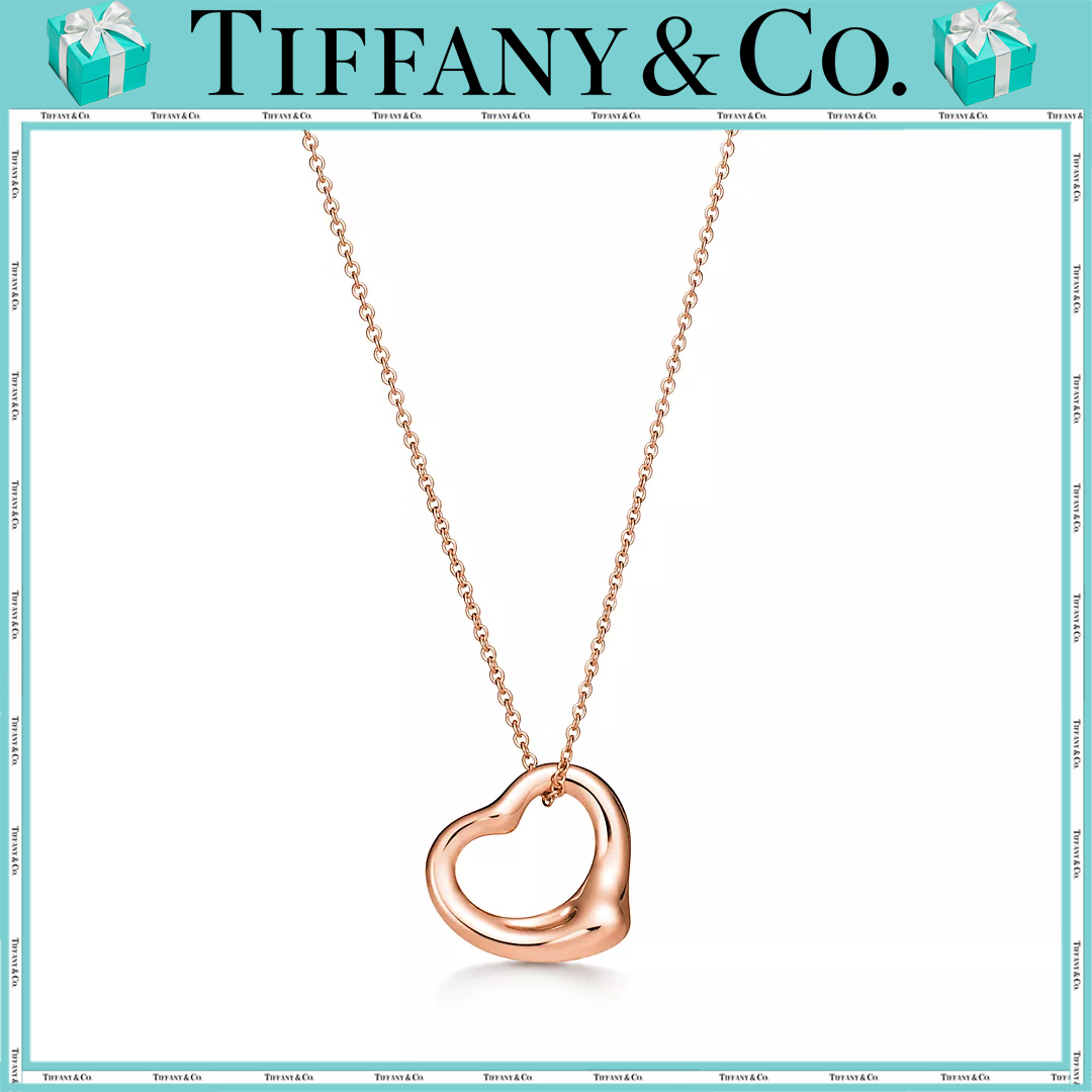 【国内発送/直営店】オープン ハート ペンダント幅 16mm