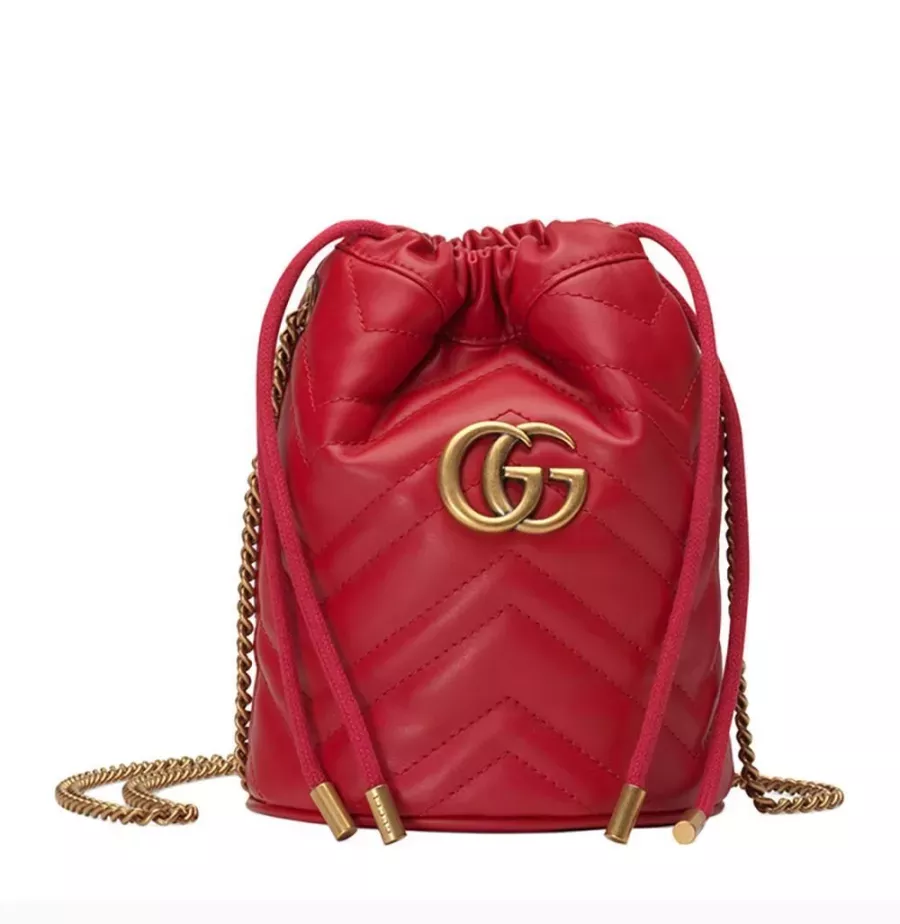 【GUCCI】グッチ マーモント ミニバケットバッグ【バッグ】