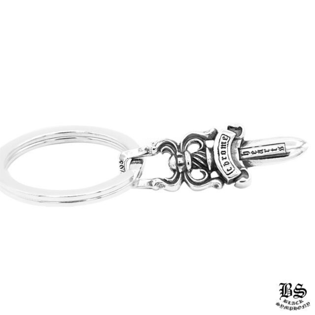 CHROME HEARTS スプリットキーリング ダガー サイドディテール