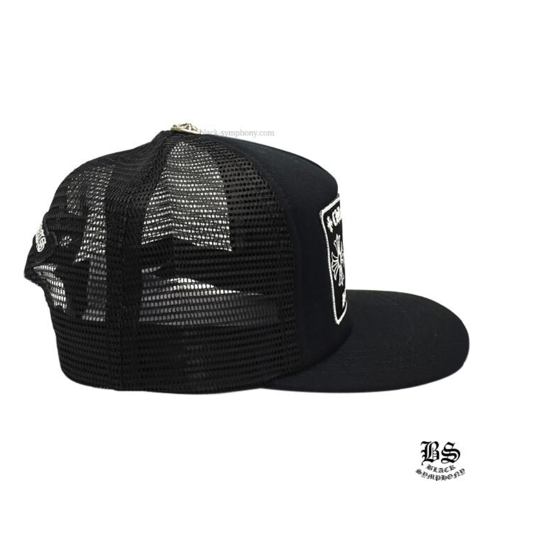 Chrome Hearts　クロムハーツ トラッカーキャップ チョンパー ブラック
