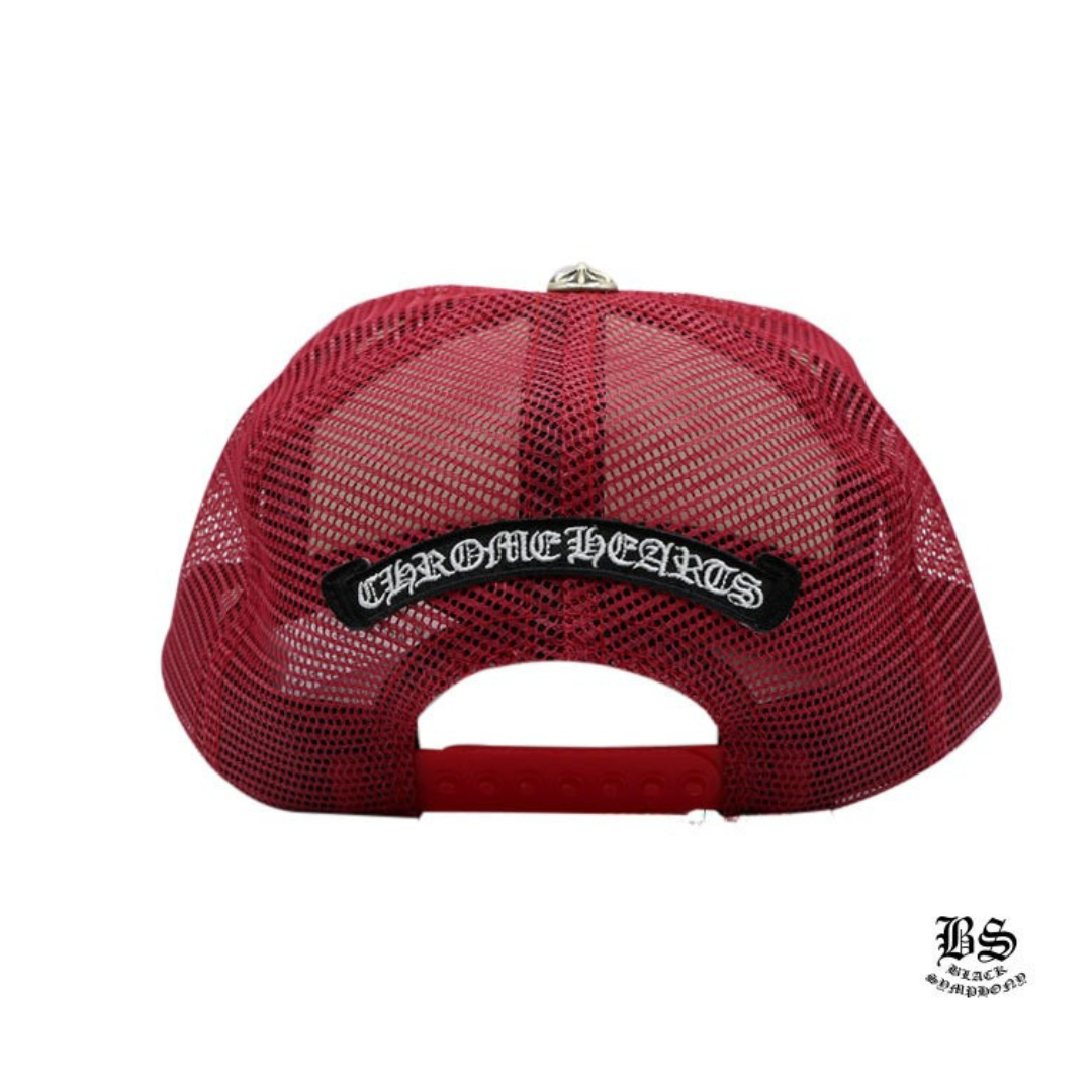 Chrome Hearts　クロムハーツ トラッカーキャップ キング タコ レッド