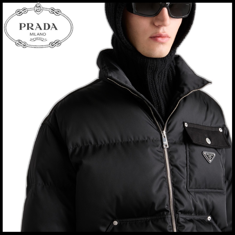 【PRADA】ショート丈Re-Nylonダウンジャケット
