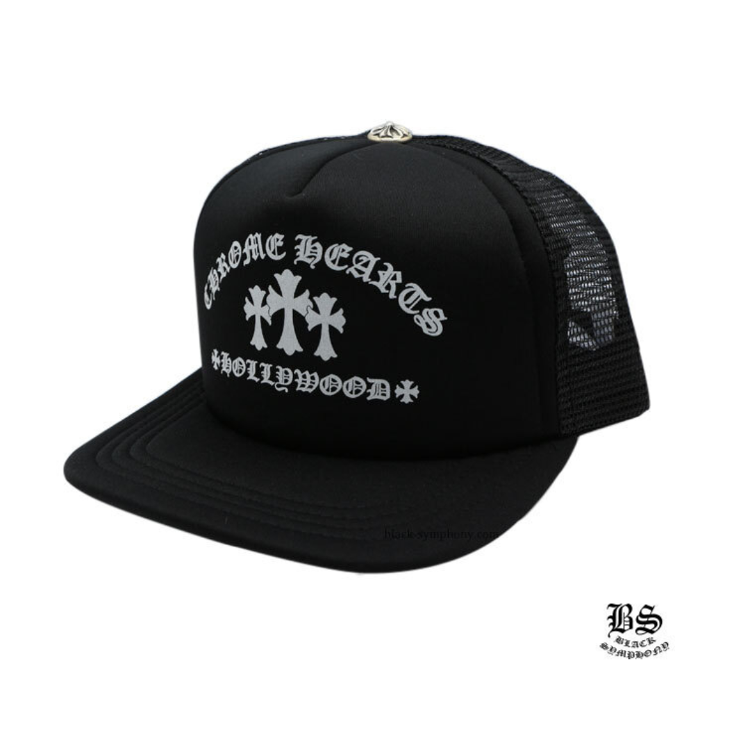 Chrome Hearts　クロムハーツ トラッカーキャップ キング タコ ブラック