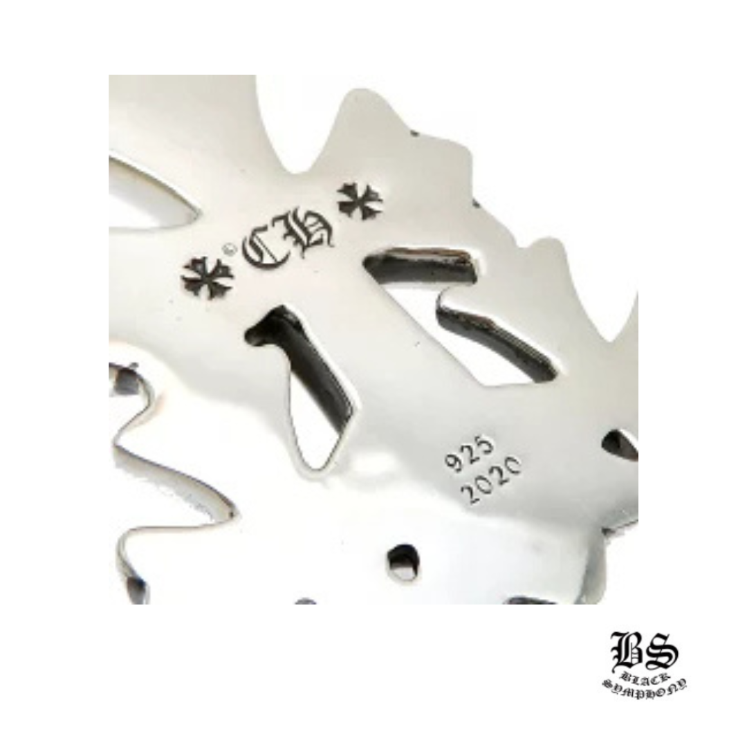 【CHROME HEARTS/クロムハーツ】クロムハーツ SV925 トリプル CH クロス メンズ ペンダントトップ シルバー925 DH83666