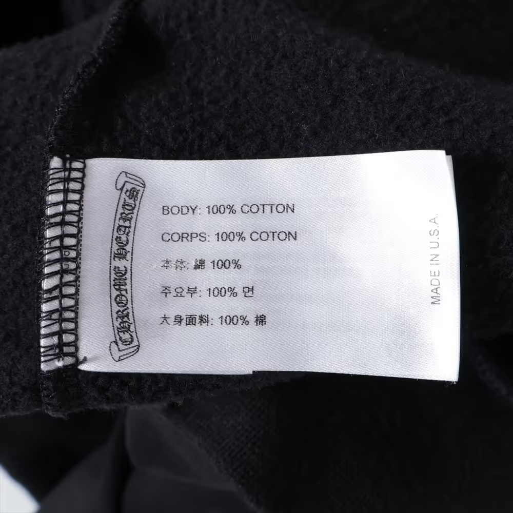 クロムハーツ パーカー コットン  ブラック ホースシュー マイアミ限定