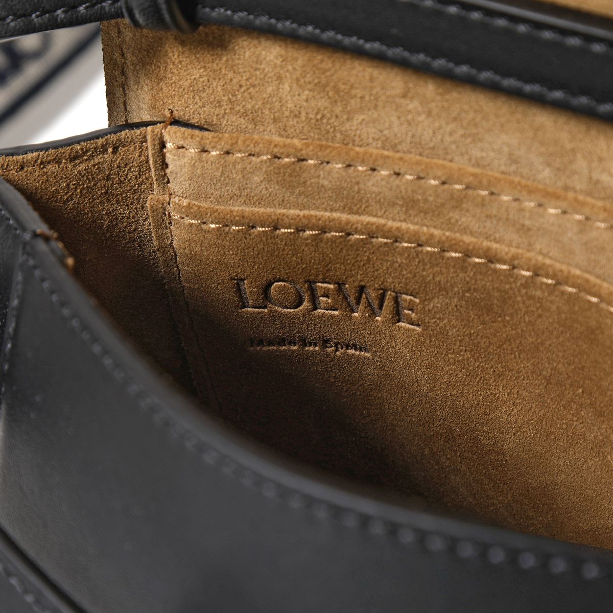 LOEWE ロエベ ショルダーバッグ GATE DUAL MINI A650N46X13 レディース ゲート デュアルバッグ ミニ クロスボディ レザー ジャガード 1100/BLACK