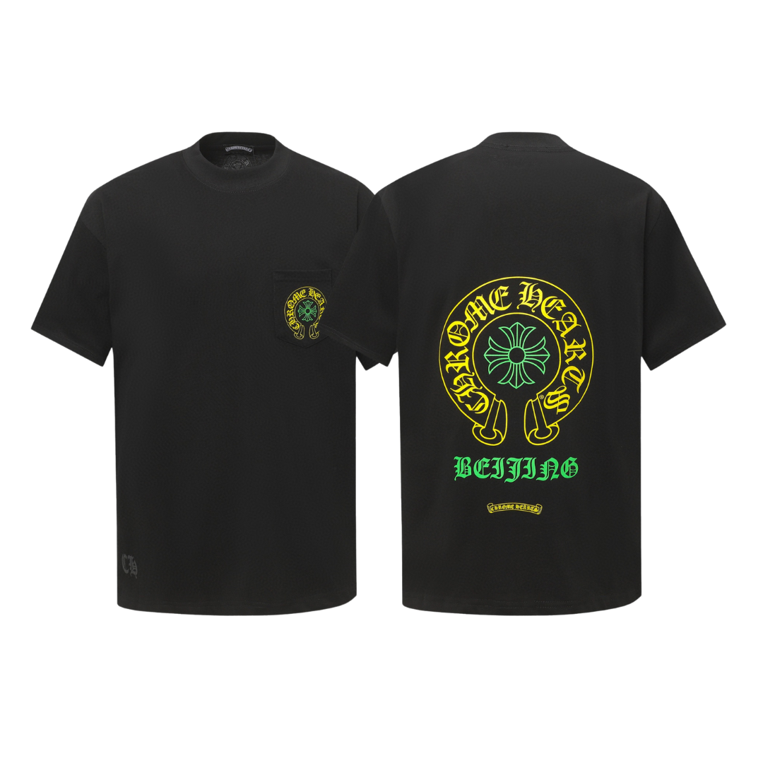 Chrome Heart クロムハーツ Tシャツ 黒  綿100%  zH0128