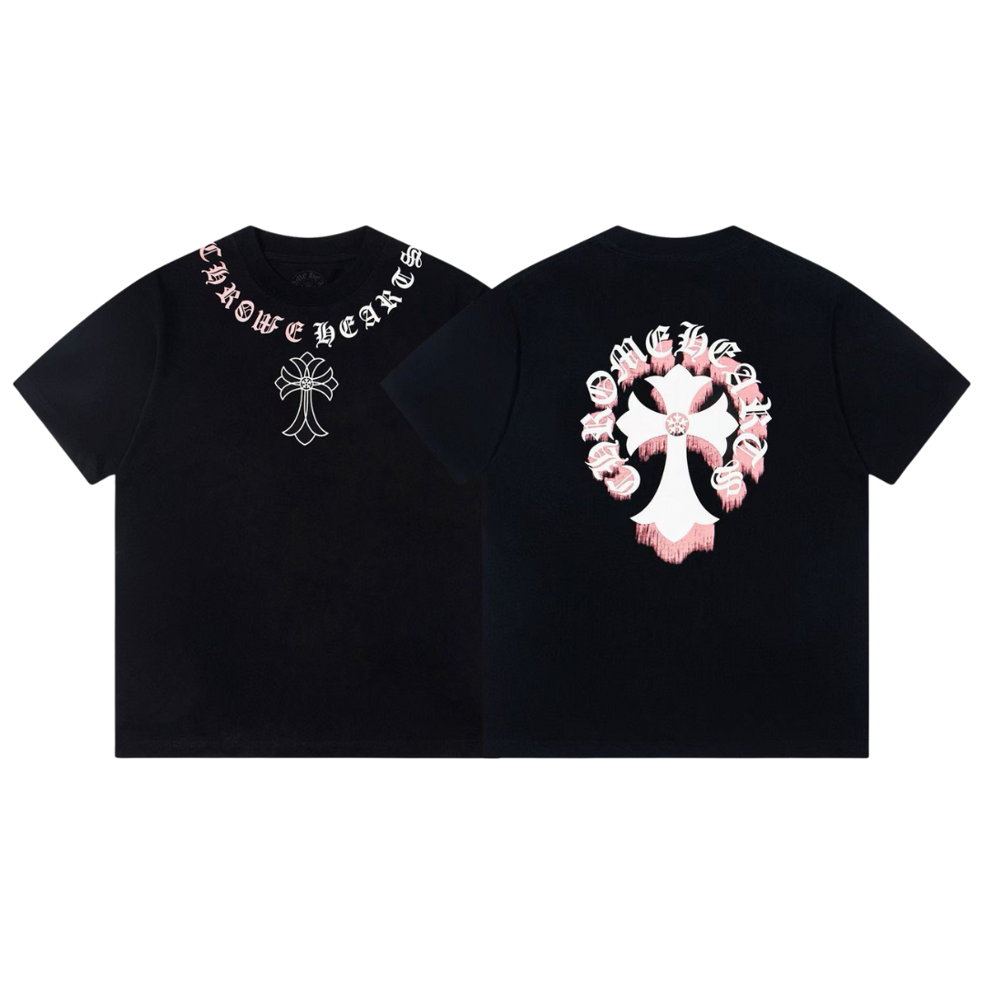 Chrome Heart クロムハーツ Tシャツ 黒  綿100%  zH0120