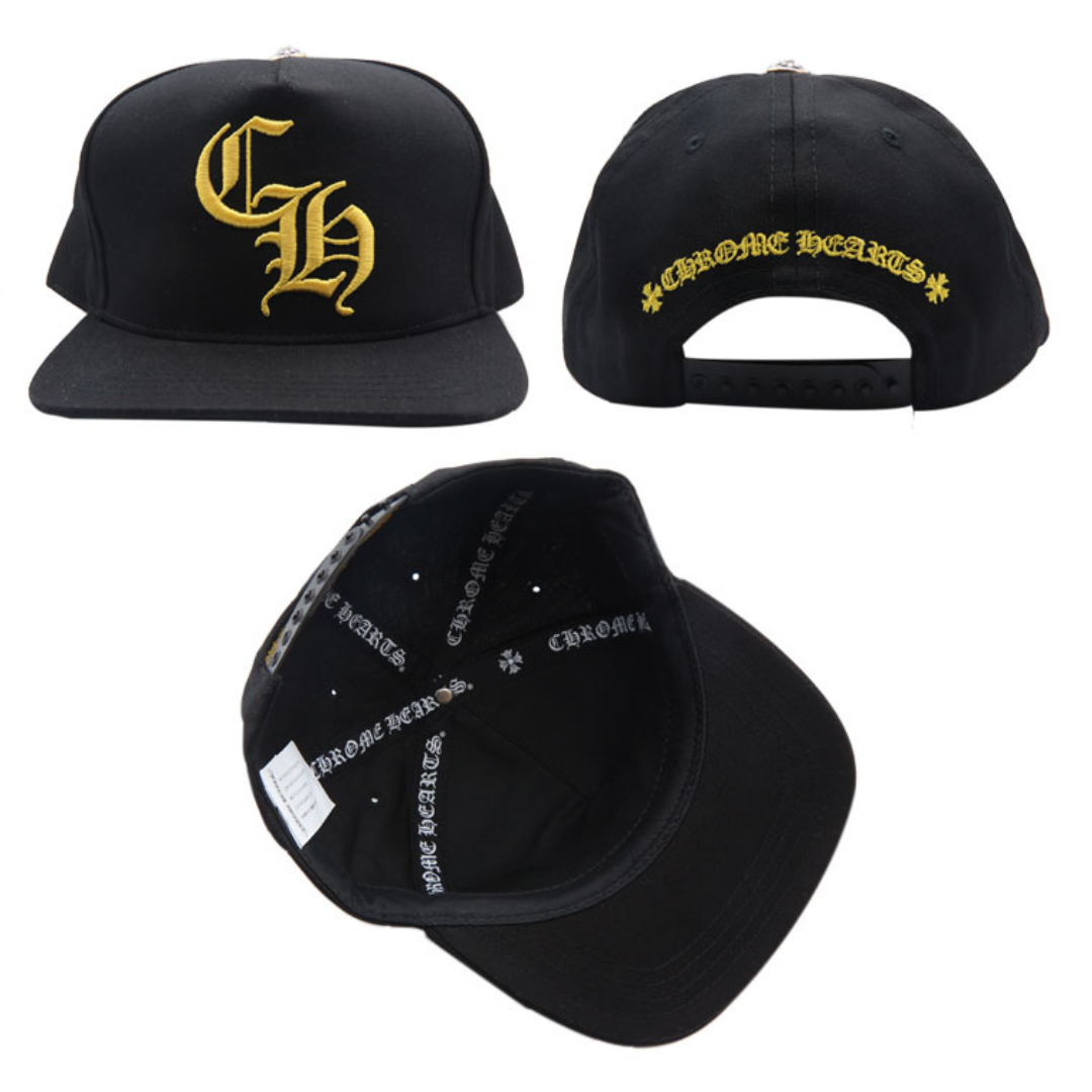 Chrome Hearts　クロムハーツ ベースボールキャップ 5パネル CH ブラック