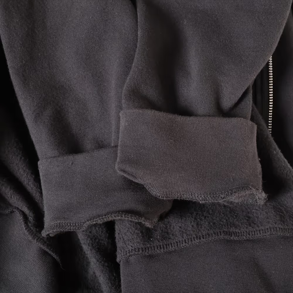 クロムハーツ パーカー コットン  ブラック アーチロゴ ダガージップ